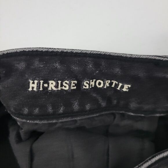 American eagle super stretch X hi-rise shortie black shorts 4 womens 2403 26W - Picture 9 of 11